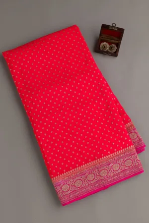 Red Zariwork Banarasi Saree