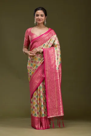 Magenta Pink Zariwork