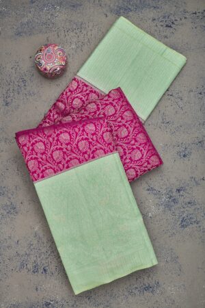 Purple Zariwork Pure Silk Saree