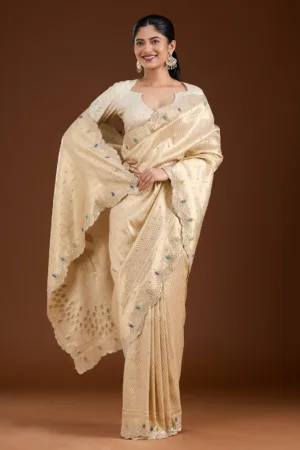 Gold Stonework (Gold) Silk Saree